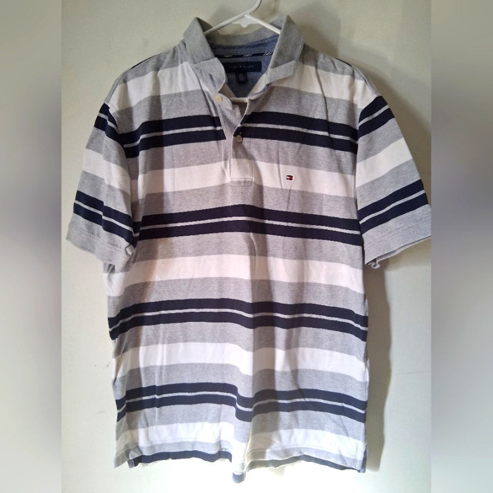 Tommy hilfiger Mens button down Polo sz Large